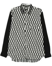 Comme des Garçons - Chemise À Motif Géométrique - Lyst