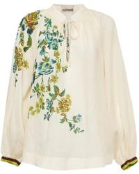 ALÉMAIS - Haut Phyllis À Fleurs - Lyst
