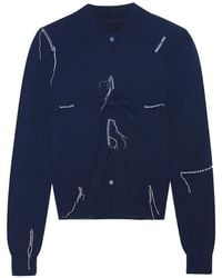 ShuShu/Tong - Fringed-Detail Cardigan - Lyst
