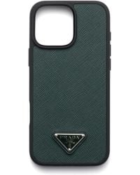 Prada - Leather Iphone 16 Pro Case - Lyst