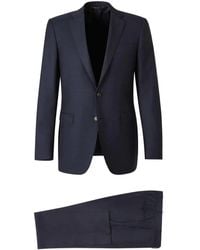 Canali - Notched-Lapel Single-Breasted Suit - Lyst