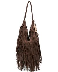 La Milanesa - Small Aretha Fringed Shoulder Bag - Lyst