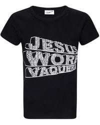 VAQUERA - Camiseta Con Estampado Gráfico - Lyst