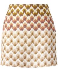 Missoni - Zig Zag-Knit Metallic Skirt - Lyst