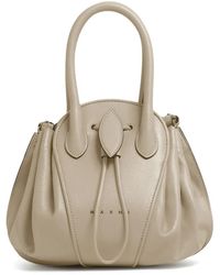 Marni - Leather Tulipea Small Handbag - Lyst
