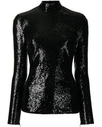 Ralph Lauren - Top A Maniche Lunghe - Lyst