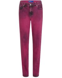 KARL LAGERFELD - Logo-Patch Jeans - Lyst