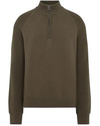 Belstaff - Pull Zippé À Manches Raglan - Lyst
