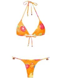 Amir Slama - Bikini À Fruits Imprimés - Lyst