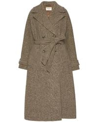 Weekend by Maxmara - Double-Breasted Belted Coat - Lyst