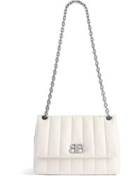 Balenciaga - Mini Monaco Quilted Shoulder Bag - Lyst