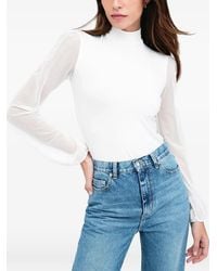 MARCELLA - Liv Mock-Neck Top - Lyst