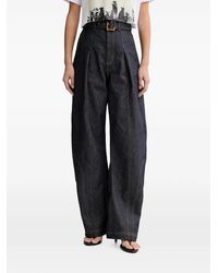 Munthe - Nanina Belted Pleated Jeans - Lyst