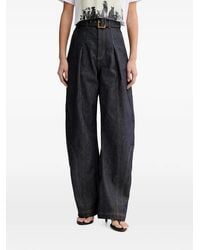 Munthe - Nanina Belted Pleated Jeans - Lyst