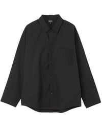 Goldwin - Camisa Translúcida De Manga Raglán - Lyst