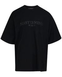 MASTERMIND WORLD - Logo-Print Skull-Motif T-Shirt - Lyst