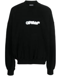 Off-White c/o Virgil Abloh - Sweat En Coton À Logo Imprimé - Lyst