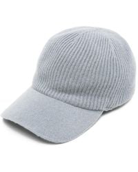 Eleventy - Ribbed-Knit Cashmere Baseball Cap - Lyst