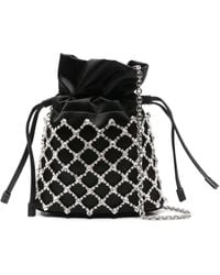 Aquazzura - Crystal Lover Bucket-Tas - Lyst