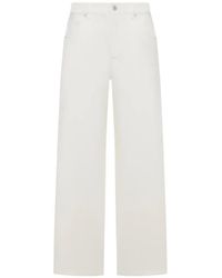 Brunello Cucinelli - Straight-Leg Cotton Jeans - Lyst