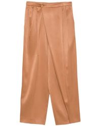 Alberta Ferretti - Geplooide Broek Met Gewikkeld Effect - Lyst