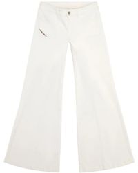 DIESEL - D-Akii Mid-Rise Flared Jeans - Lyst
