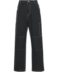 MM6 by Maison Margiela - Pantalones rectos con bolsillos - Lyst