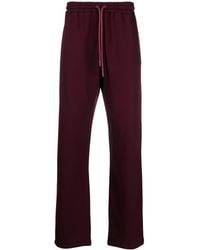 Off-White c/o Virgil Abloh - Logo-Embroidered Cotton Track Pants - Lyst