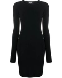 DSquared² - Mini-Jurk Met Open Rug - Lyst
