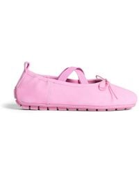 Simone Rocha - Pleated Bow-Detail Ballet Flat - Lyst