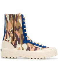 stivali superga con lacci
