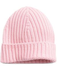 Barrie - Ribbed Beanie Hat - Lyst