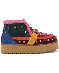 Kurt Geiger - Bottines Mansion En Daim - Lyst