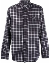 DIESEL - Check-Print Flannel Shirt - Lyst