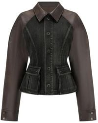 Oude Waag - Washed Panelled Jacket - Lyst