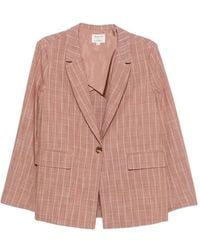 MAISON 123 - Nelia Pinstripe-Pattern Blazer - Lyst