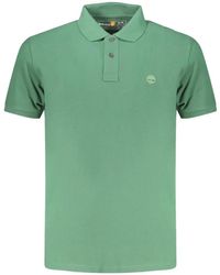 Timberland - Logo-Embroidered Cotton Polo Shirt - Lyst