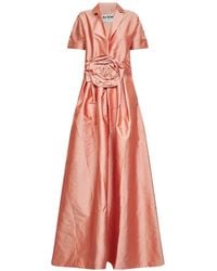 La Petite Robe Di Chiara Boni - Floral-Detail Midi Dress - Lyst