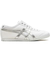 Onitsuka Tiger - Tiger Stripes Canvas Slip-On Sneakers - Lyst