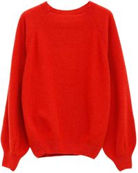 Baserange - Soar Purl Raglan-Sleeve Jumper - Lyst