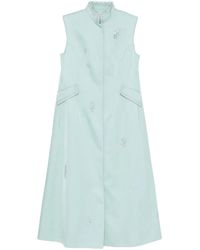 Shiatzy Chen - Scape-Of-Curve Embroidered Coat - Lyst