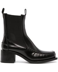 Hereu - Alda Leather 60mm Ankle Boots - Lyst