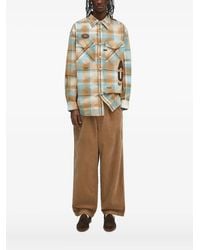 Aape By A Bathing Ape - Plaid Logo Shirt - Lyst