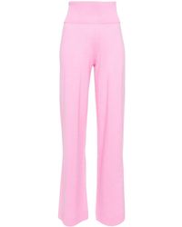 Allude - Straight-leg Knitted Trousers - Lyst