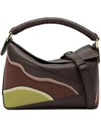 Loewe - Bolso shopper Puzzle con asa trenzada - Lyst