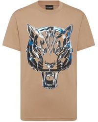 Philipp Plein - Chrome Tiger T-Shirt - Lyst