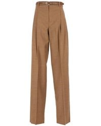 Max Mara - Pleated Tailored Trousers - Lyst