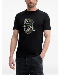 KARL LAGERFELD - Crew-Neck T-Shirt - Lyst