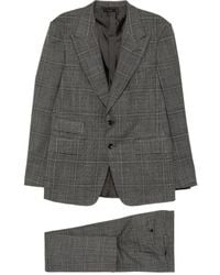 Tom Ford - Completo Monopetto A Quadri - Lyst