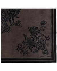 Ferragamo - Foulard En Soie À Fleurs - Lyst